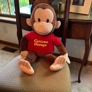 Curious George Plush Toy with Red Shirt